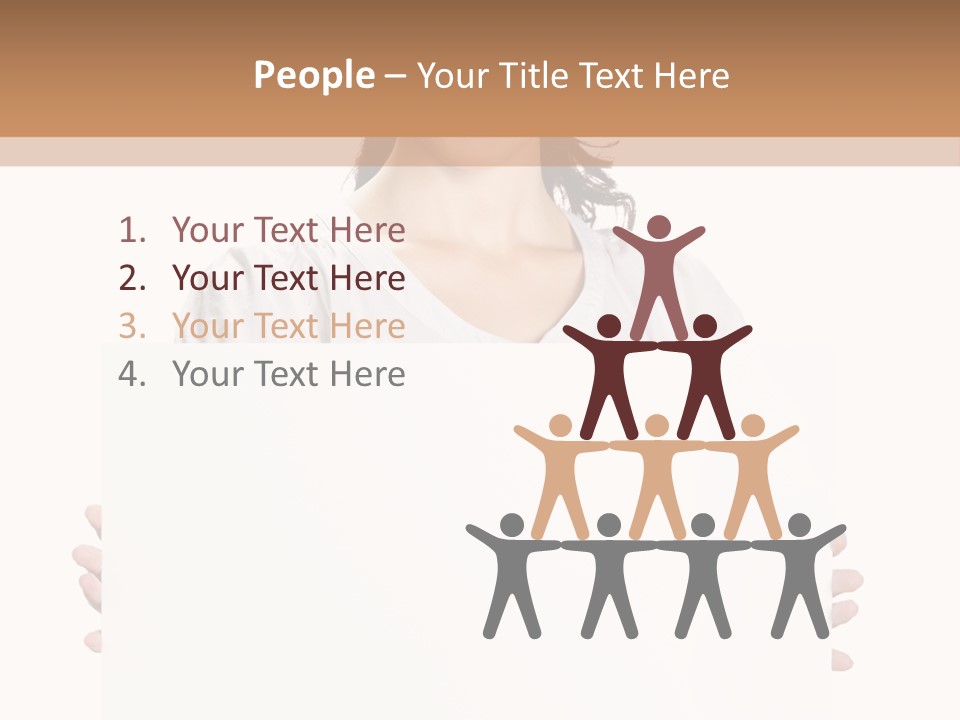 Slogan Placard Message PowerPoint Template