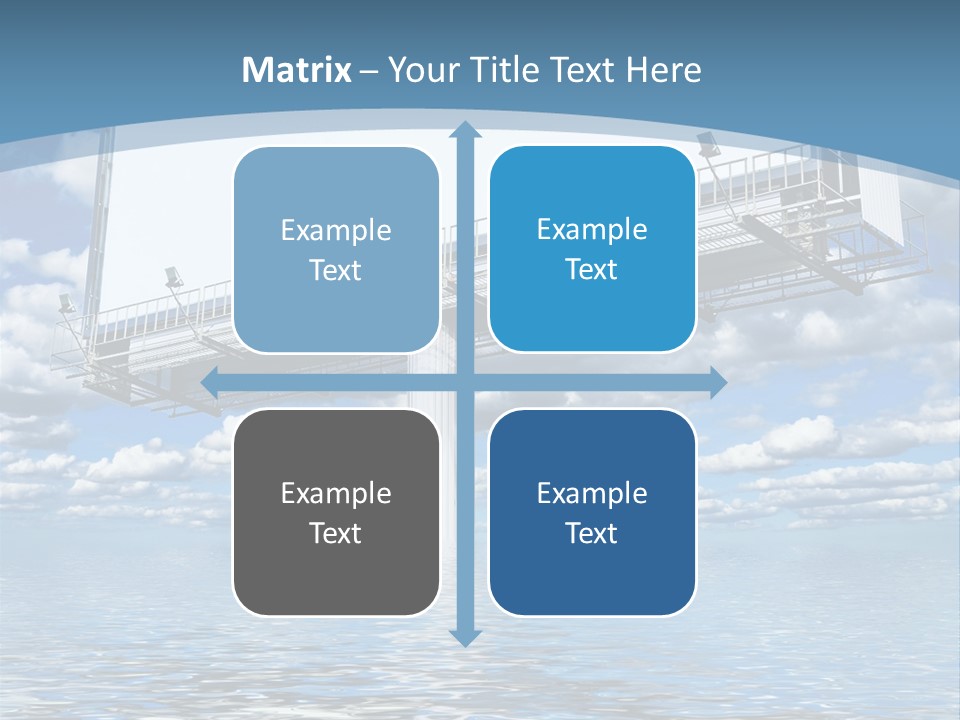 Business Sunlight Paper PowerPoint Template