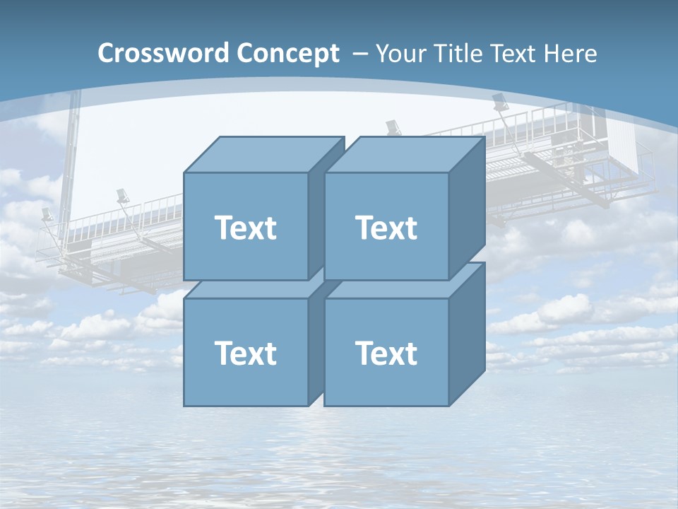 Business Sunlight Paper PowerPoint Template