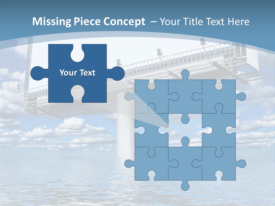 Business Sunlight Paper PowerPoint Template