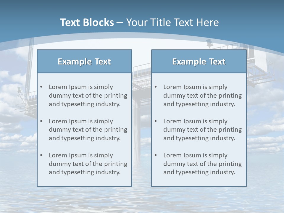 Business Sunlight Paper PowerPoint Template