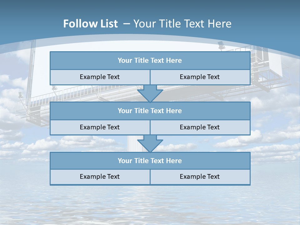 Business Sunlight Paper PowerPoint Template