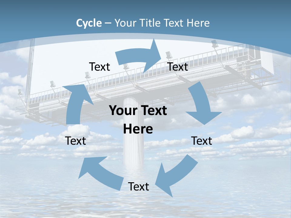 Business Sunlight Paper PowerPoint Template