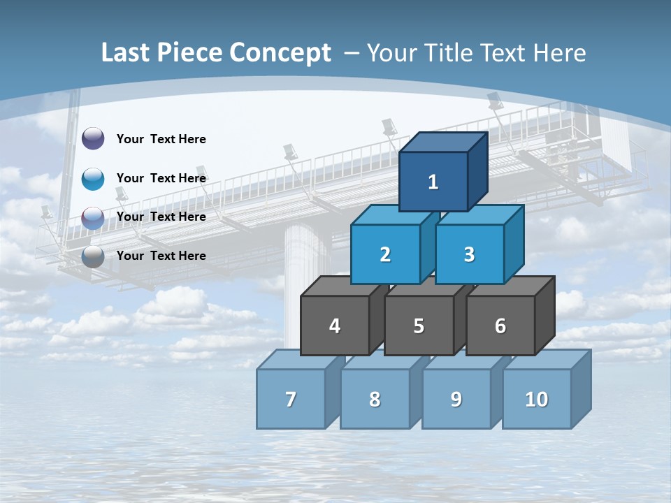 Business Sunlight Paper PowerPoint Template