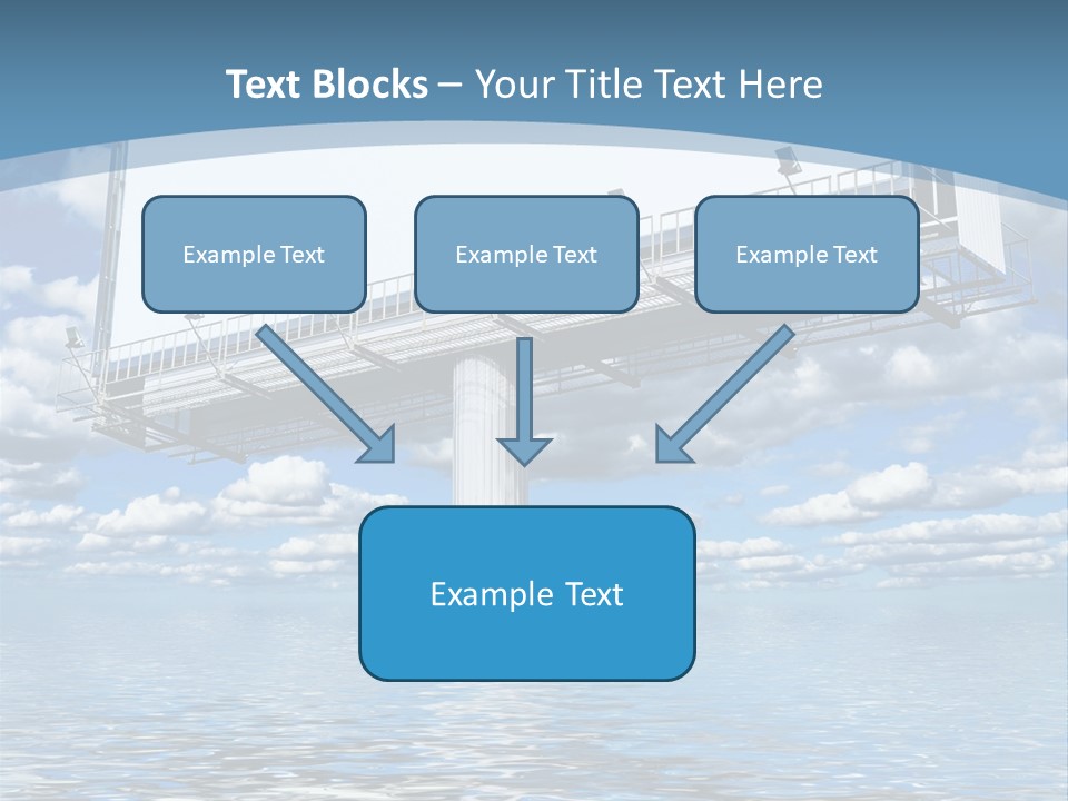 Business Sunlight Paper PowerPoint Template