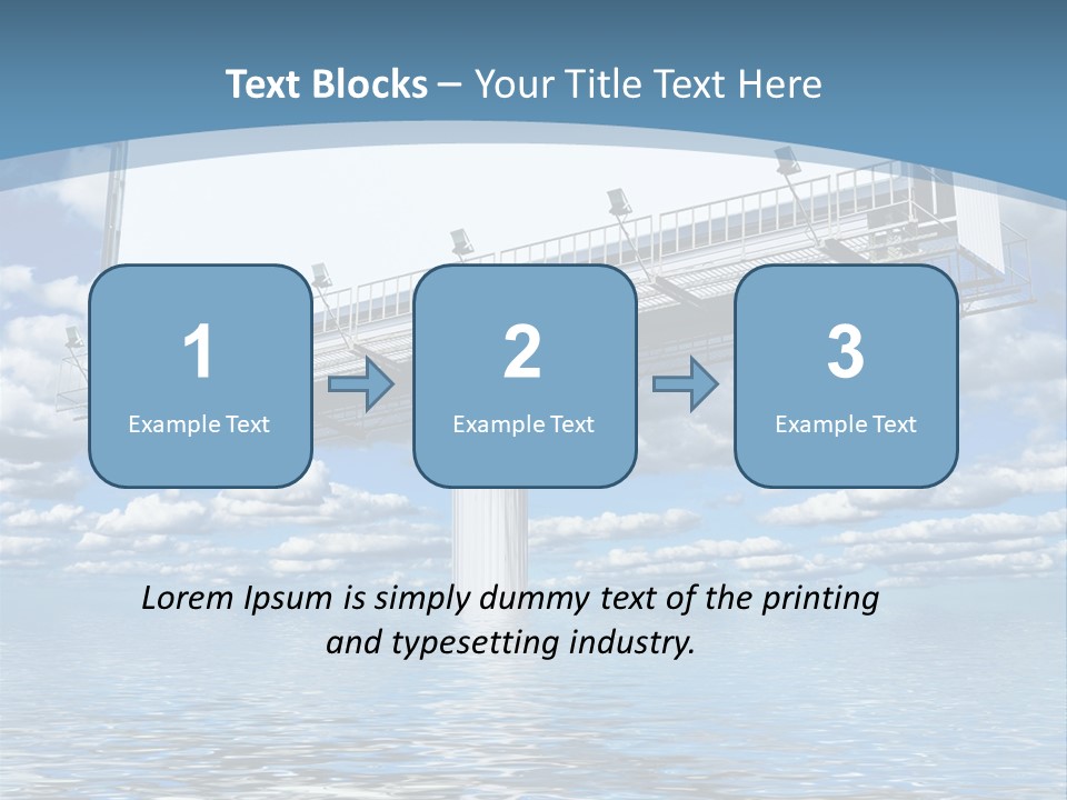 Business Sunlight Paper PowerPoint Template