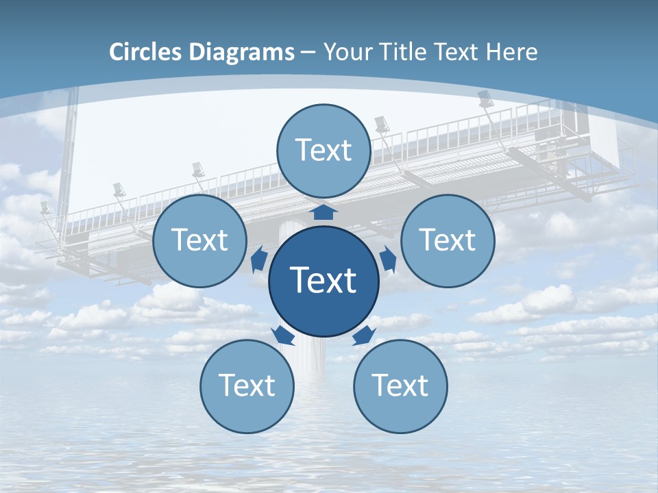 Business Sunlight Paper PowerPoint Template