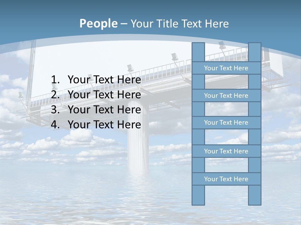Business Sunlight Paper PowerPoint Template