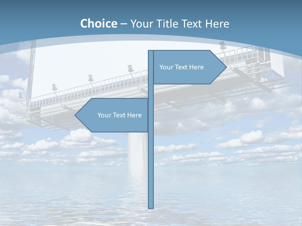 Business Sunlight Paper PowerPoint Template