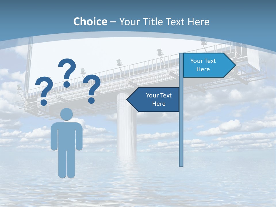 Business Sunlight Paper PowerPoint Template