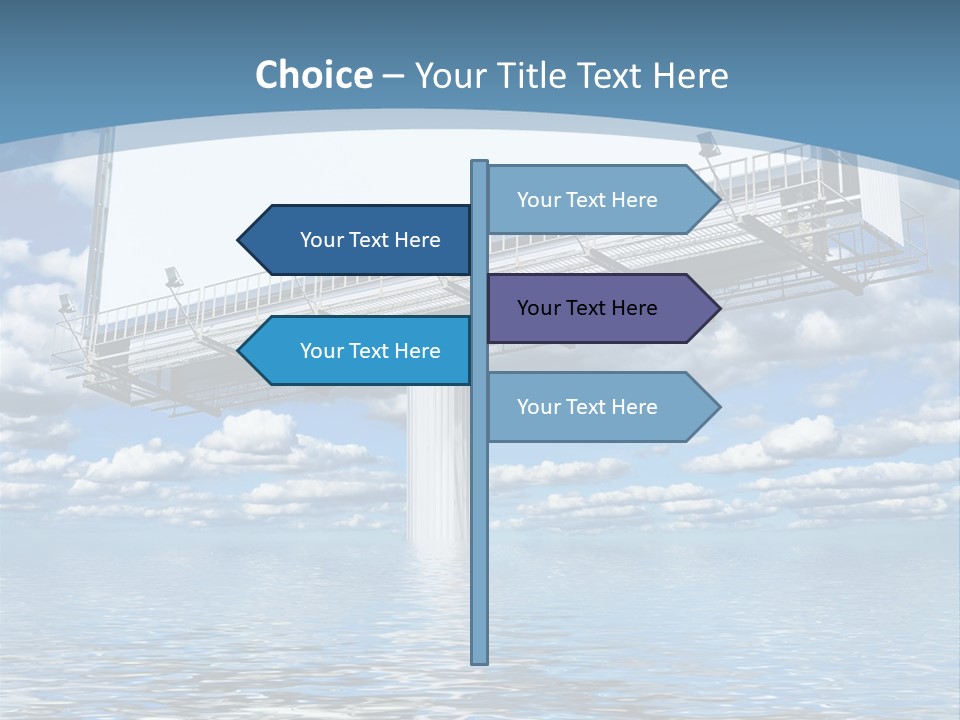 Business Sunlight Paper PowerPoint Template