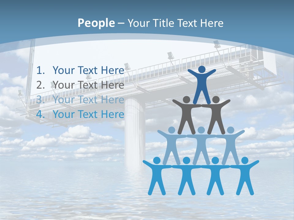 Business Sunlight Paper PowerPoint Template