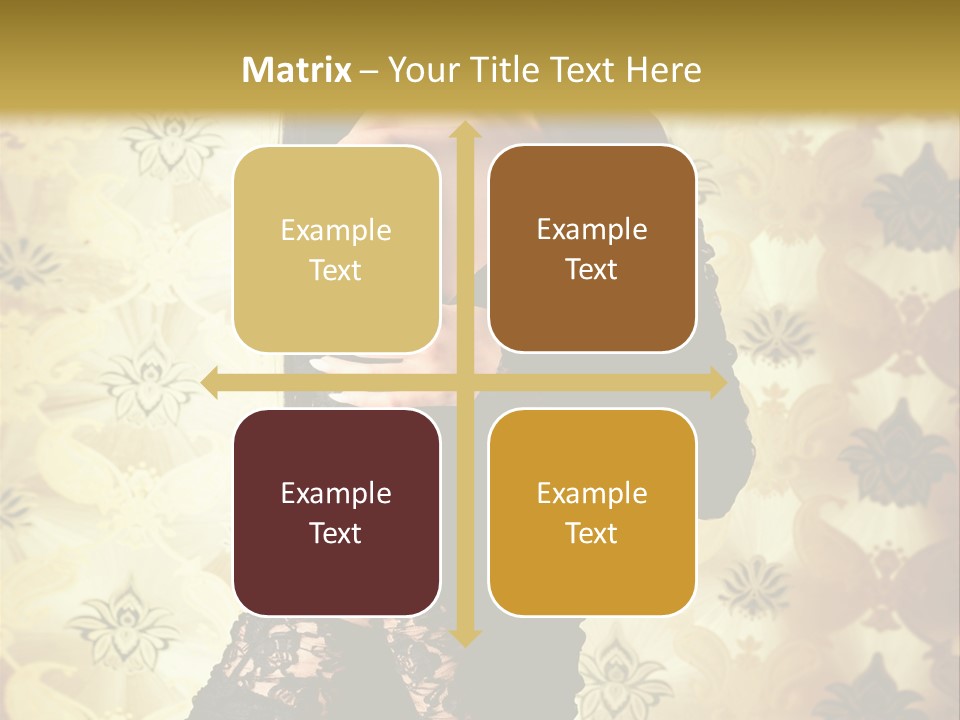 Underwear Glamour Mystery PowerPoint Template