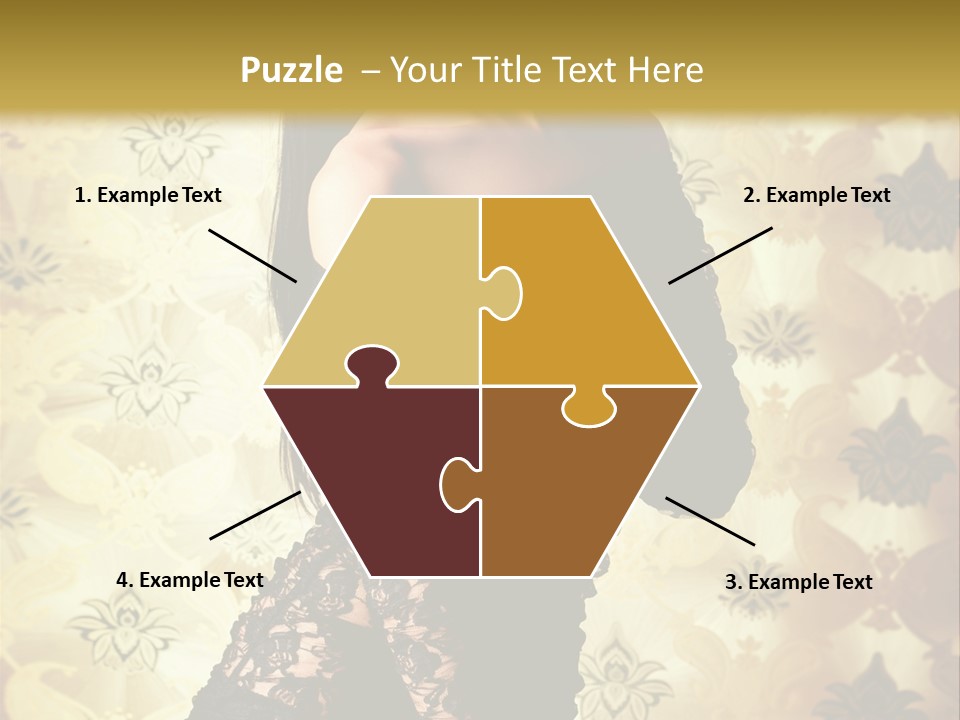 Underwear Glamour Mystery PowerPoint Template