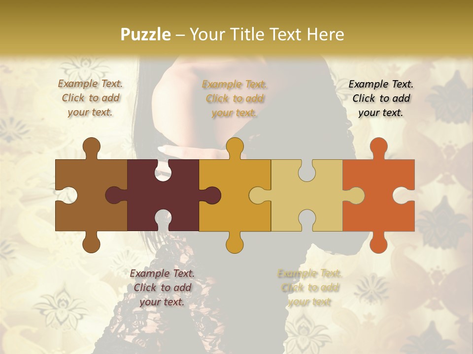 Underwear Glamour Mystery PowerPoint Template