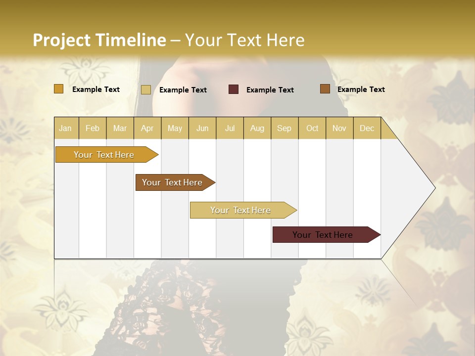 Underwear Glamour Mystery PowerPoint Template