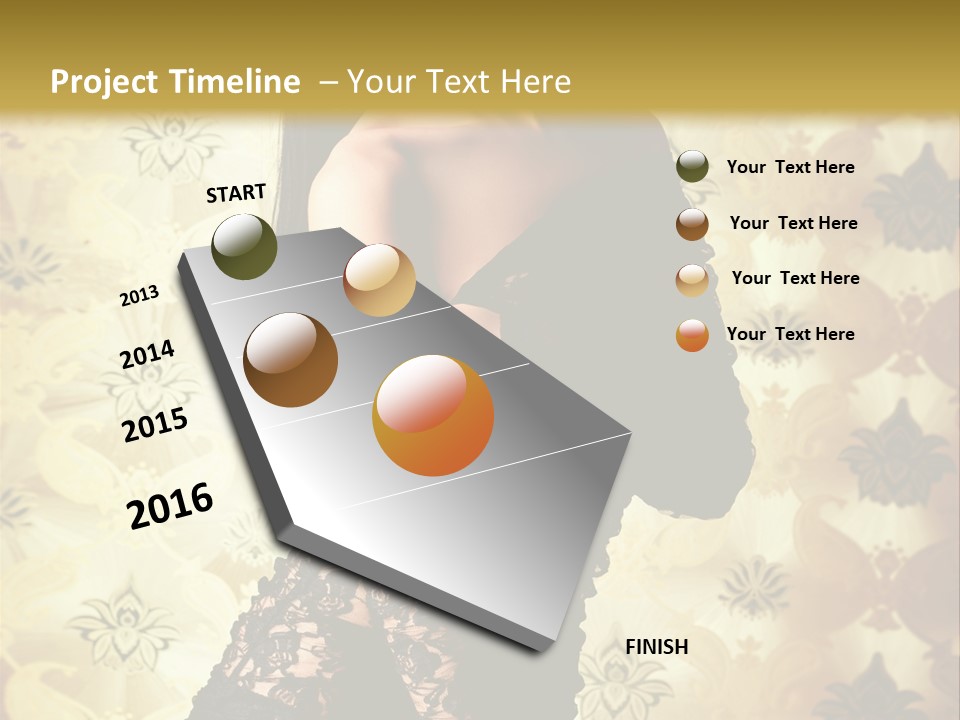 Underwear Glamour Mystery PowerPoint Template