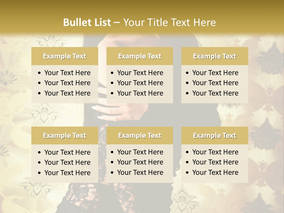 Underwear Glamour Mystery PowerPoint Template