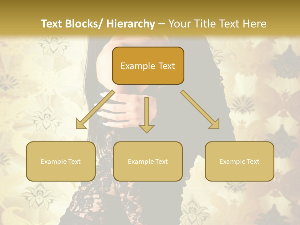 Underwear Glamour Mystery PowerPoint Template