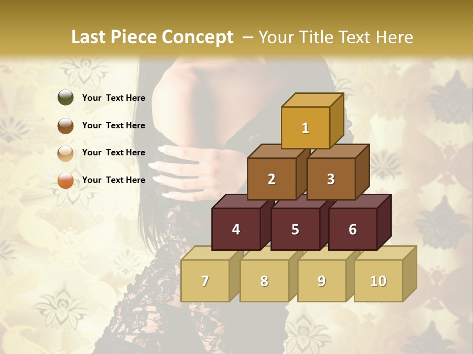 Underwear Glamour Mystery PowerPoint Template