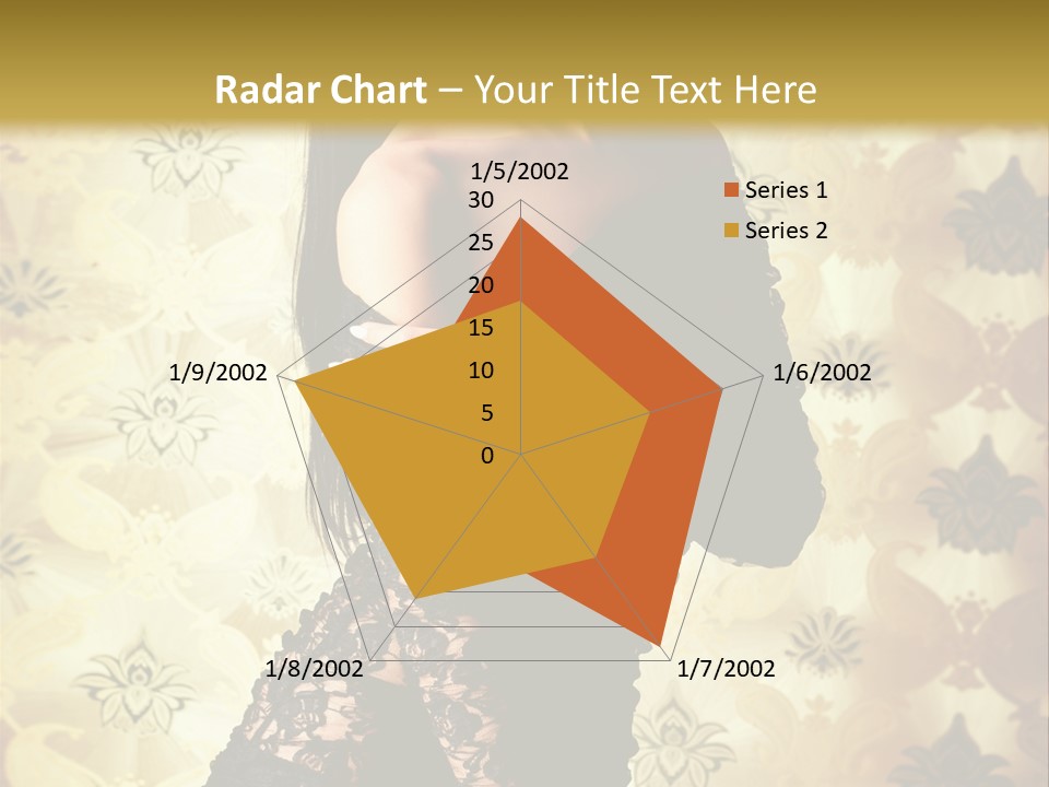 Underwear Glamour Mystery PowerPoint Template