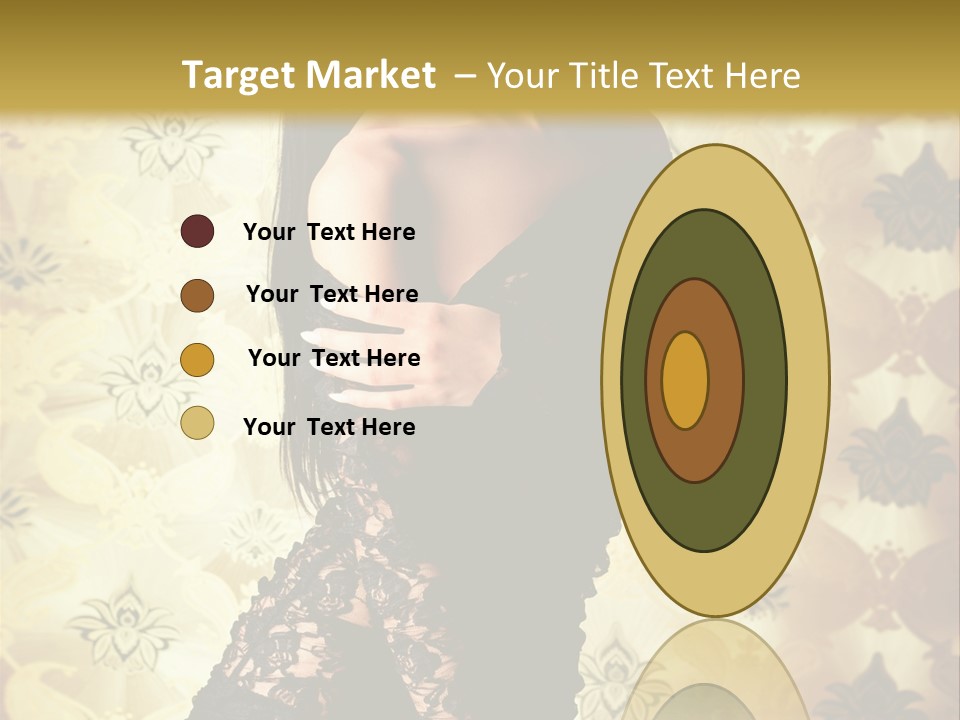 Underwear Glamour Mystery PowerPoint Template