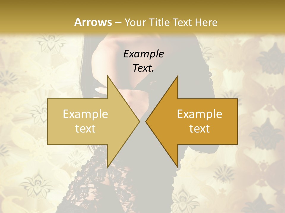 Underwear Glamour Mystery PowerPoint Template