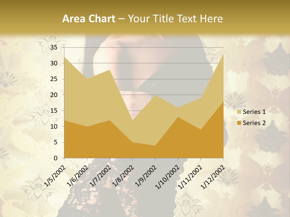 Underwear Glamour Mystery PowerPoint Template