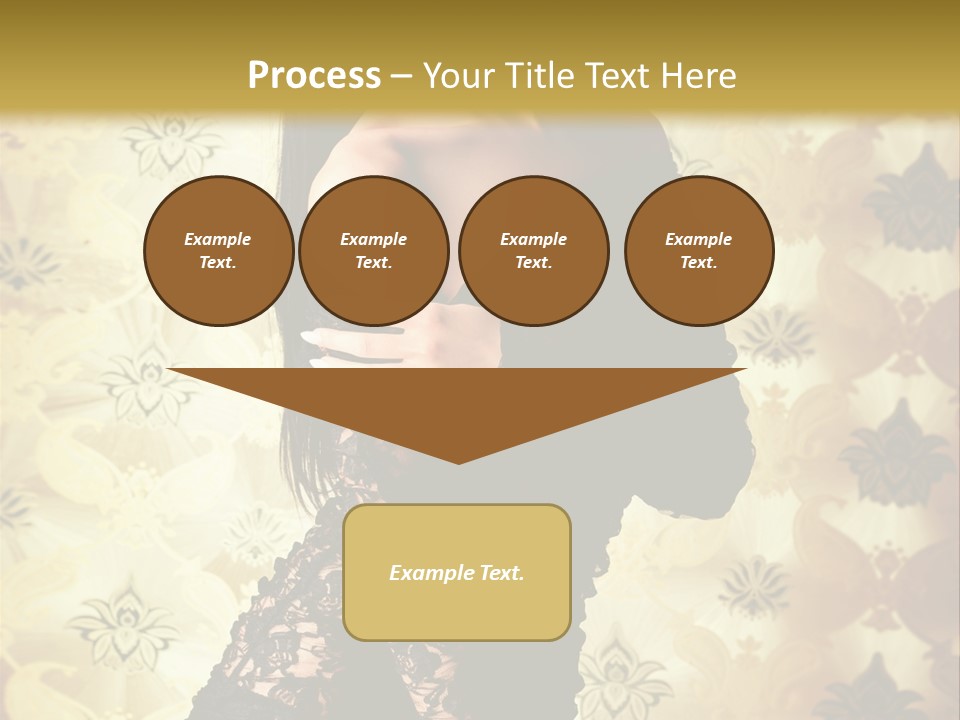 Underwear Glamour Mystery PowerPoint Template