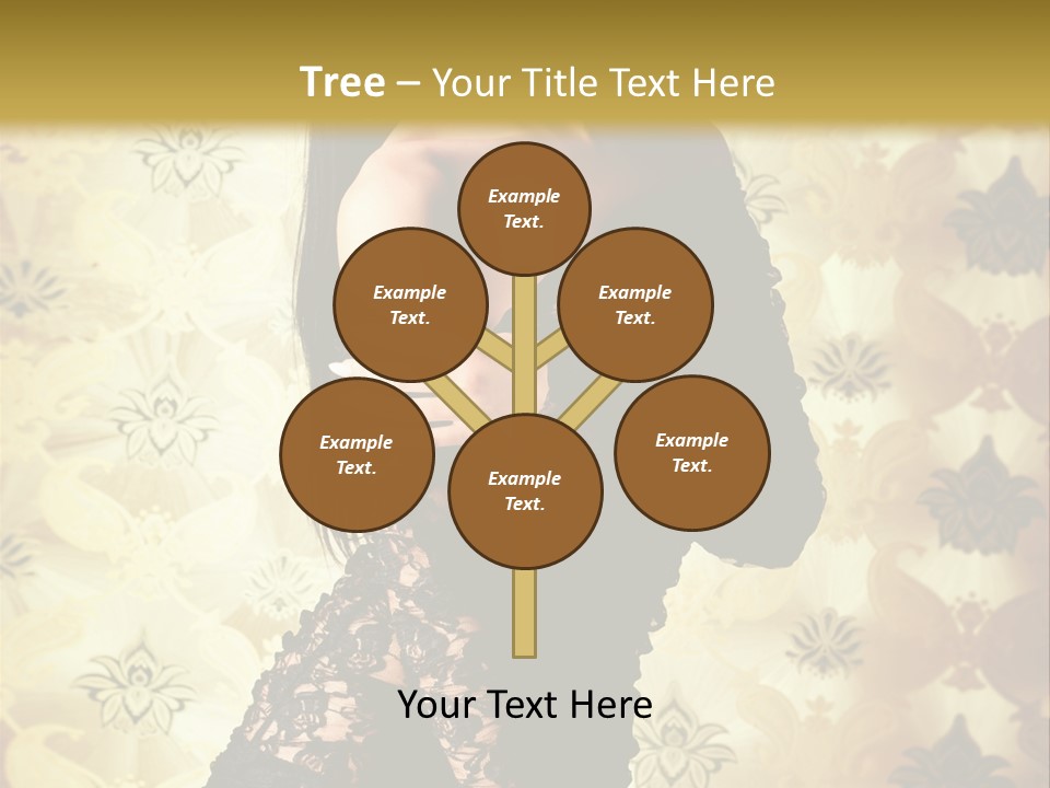 Underwear Glamour Mystery PowerPoint Template