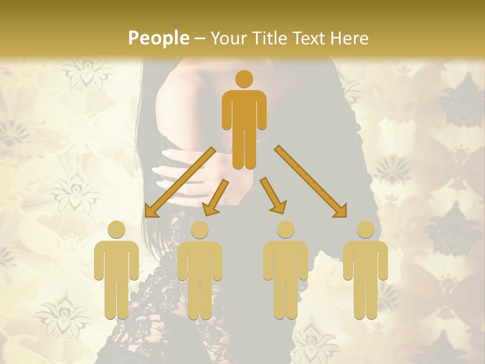 Underwear Glamour Mystery PowerPoint Template