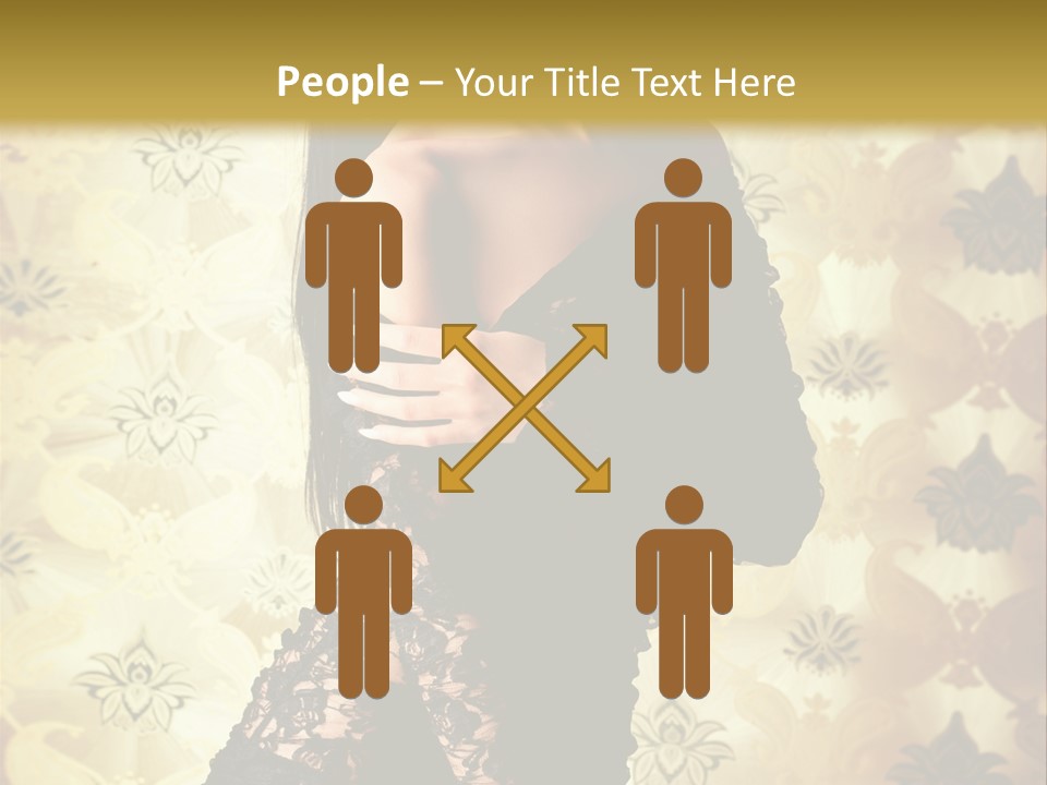 Underwear Glamour Mystery PowerPoint Template