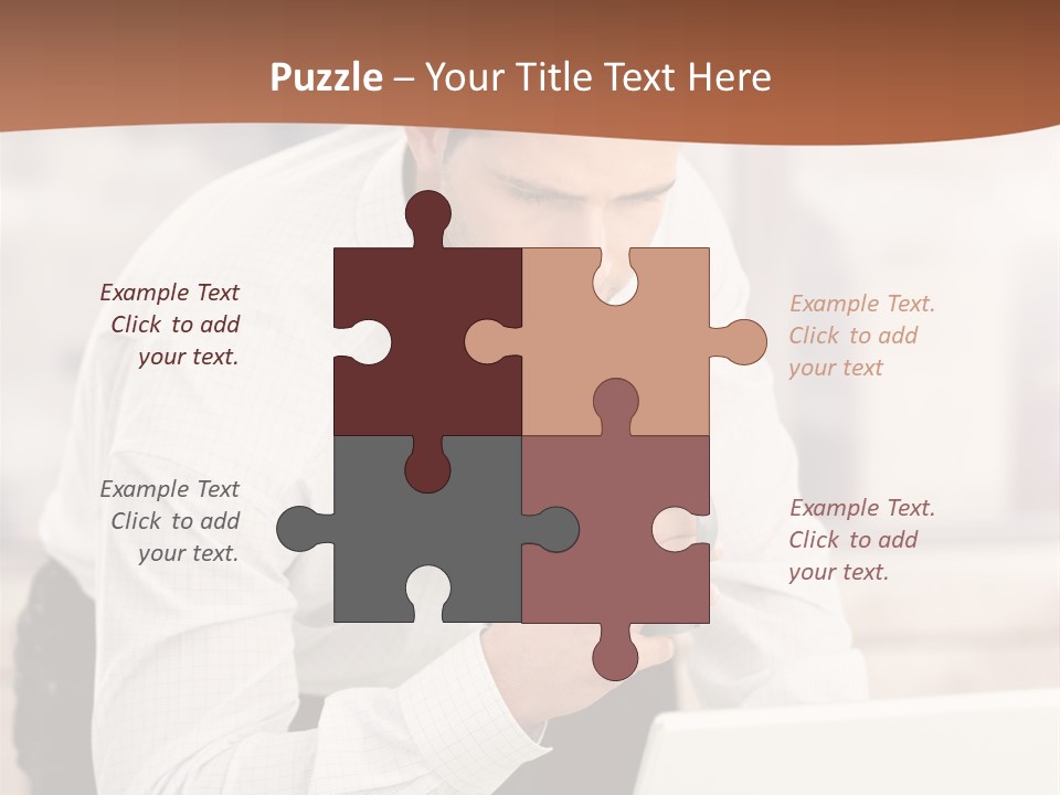 Tea Organizer Worker PowerPoint Template