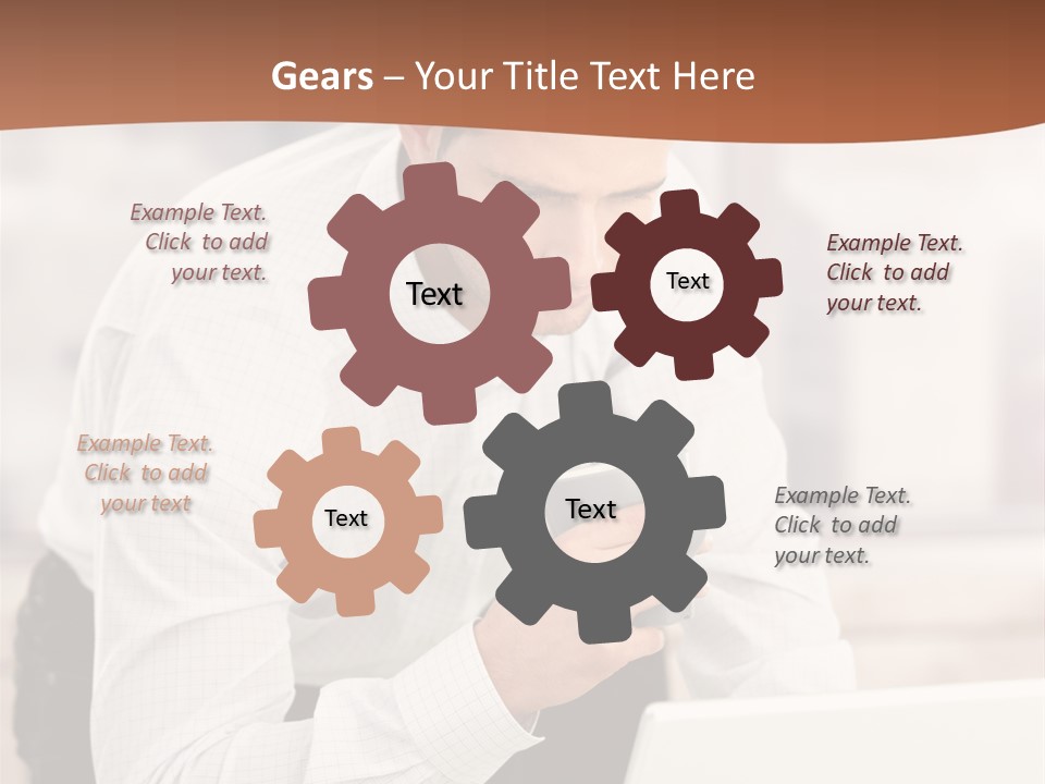 Tea Organizer Worker PowerPoint Template