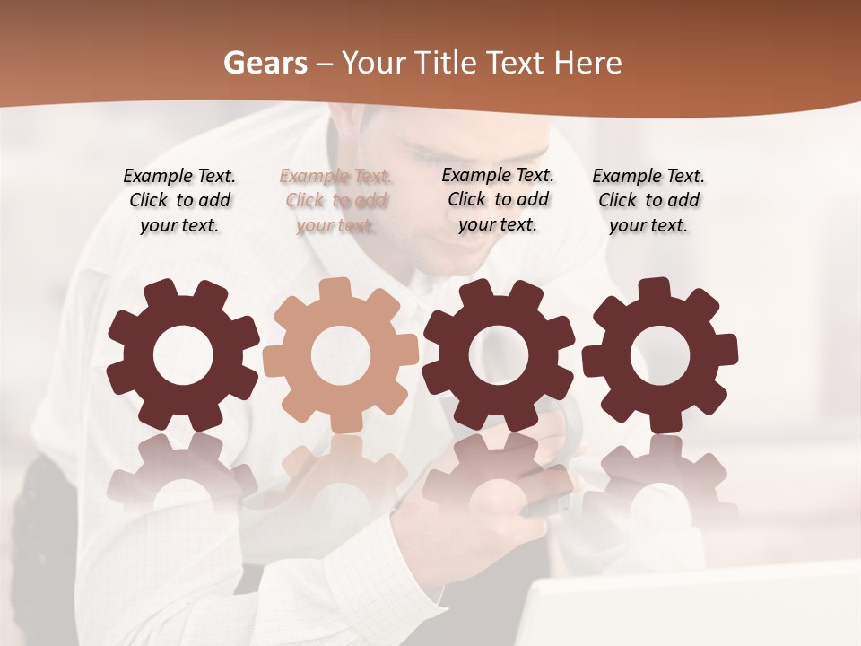 Tea Organizer Worker PowerPoint Template