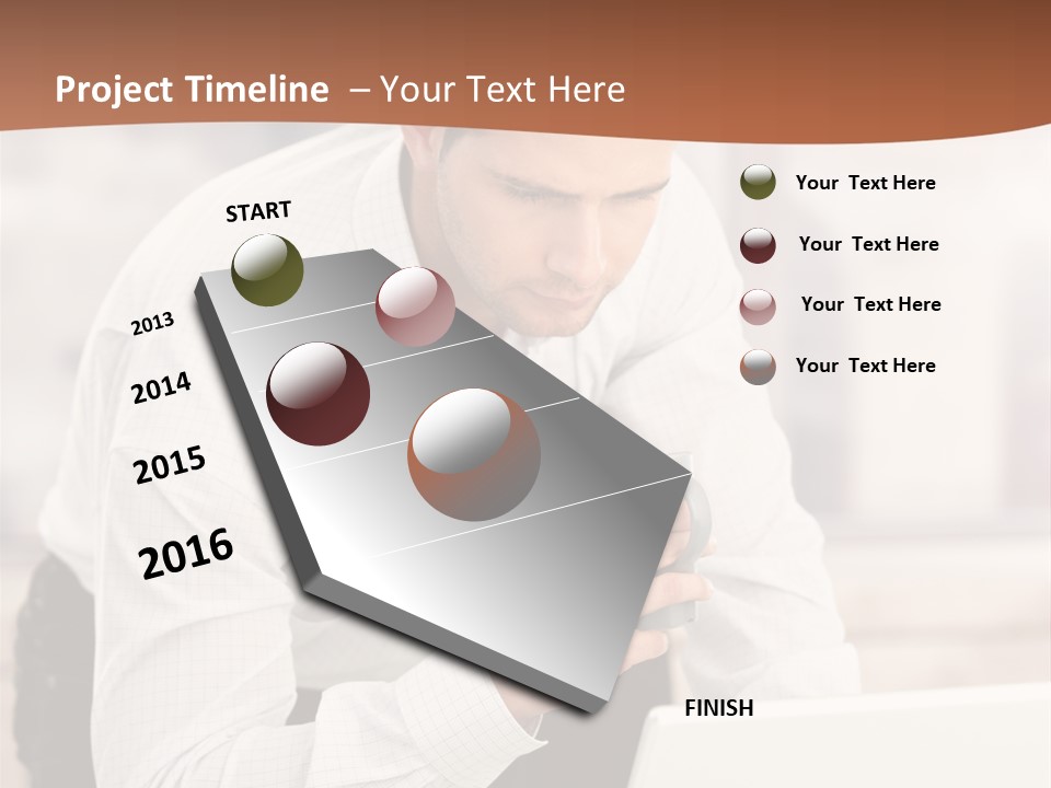 Tea Organizer Worker PowerPoint Template