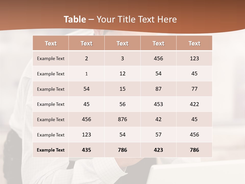 Tea Organizer Worker PowerPoint Template
