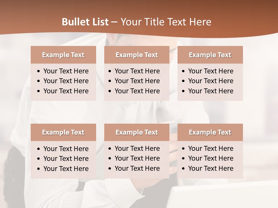 Tea Organizer Worker PowerPoint Template