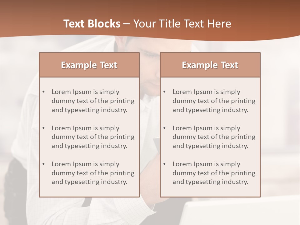 Tea Organizer Worker PowerPoint Template
