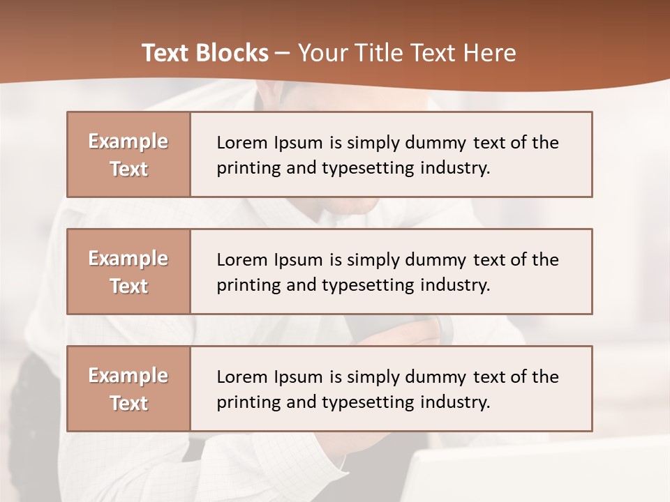 Tea Organizer Worker PowerPoint Template
