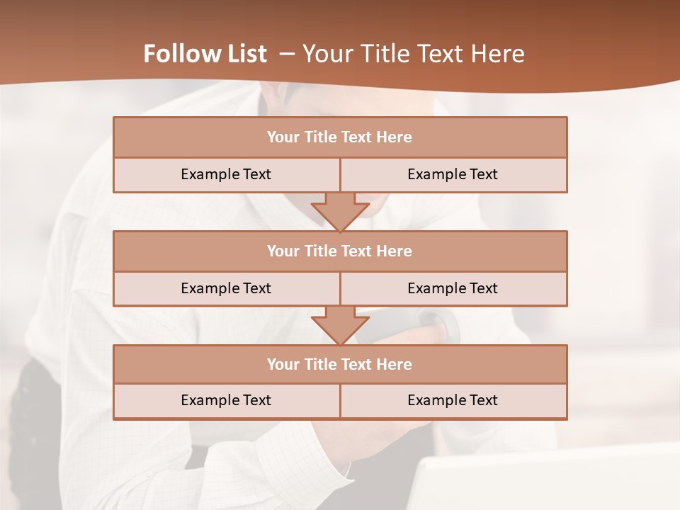 Tea Organizer Worker PowerPoint Template