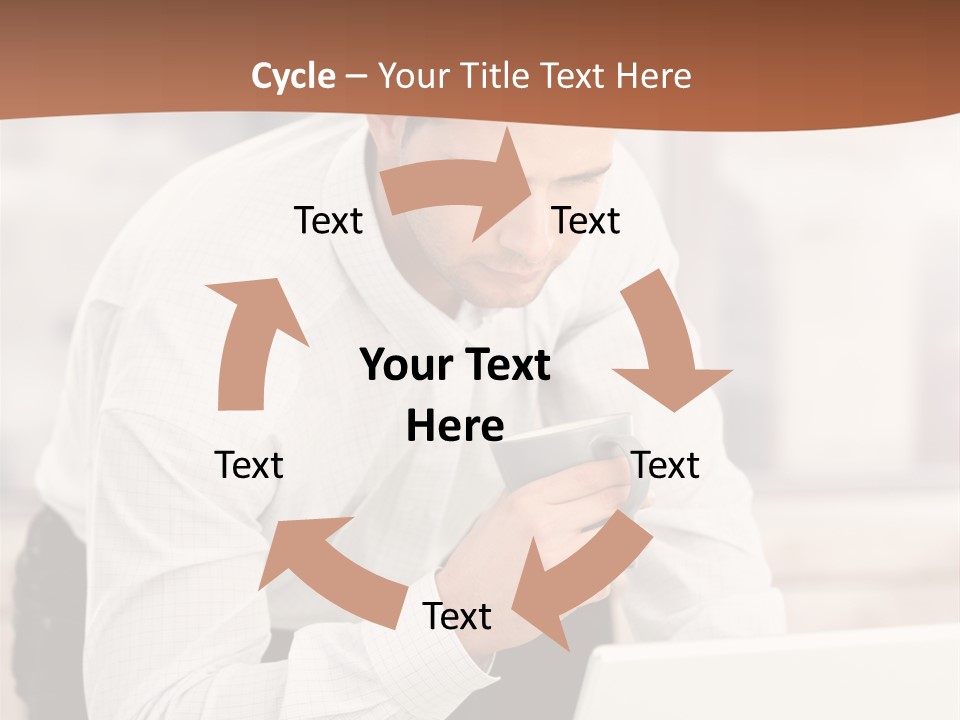 Tea Organizer Worker PowerPoint Template