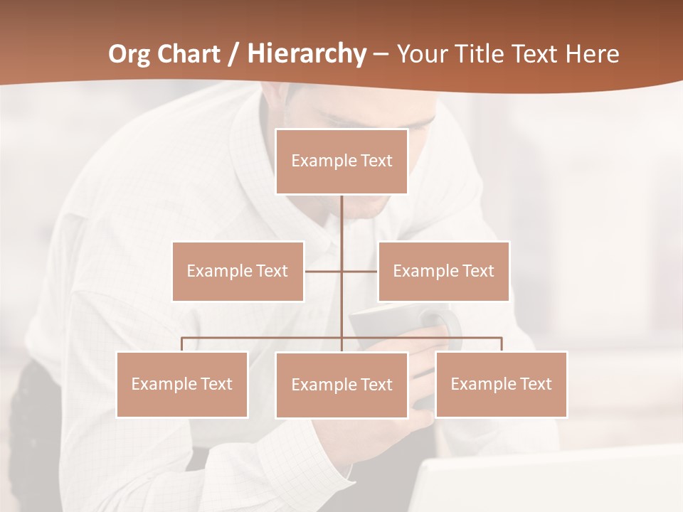 Tea Organizer Worker PowerPoint Template