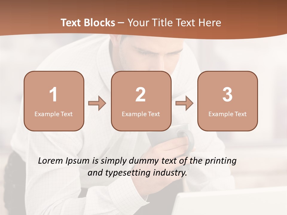 Tea Organizer Worker PowerPoint Template