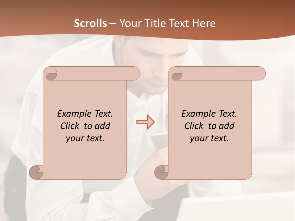 Tea Organizer Worker PowerPoint Template