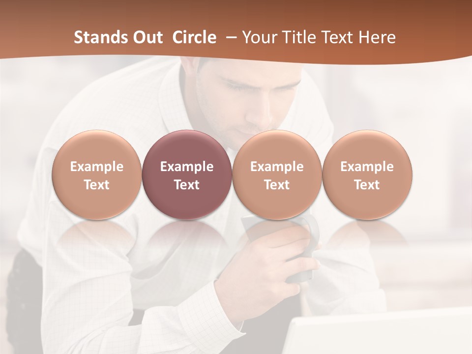 Tea Organizer Worker PowerPoint Template