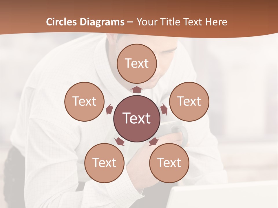 Tea Organizer Worker PowerPoint Template