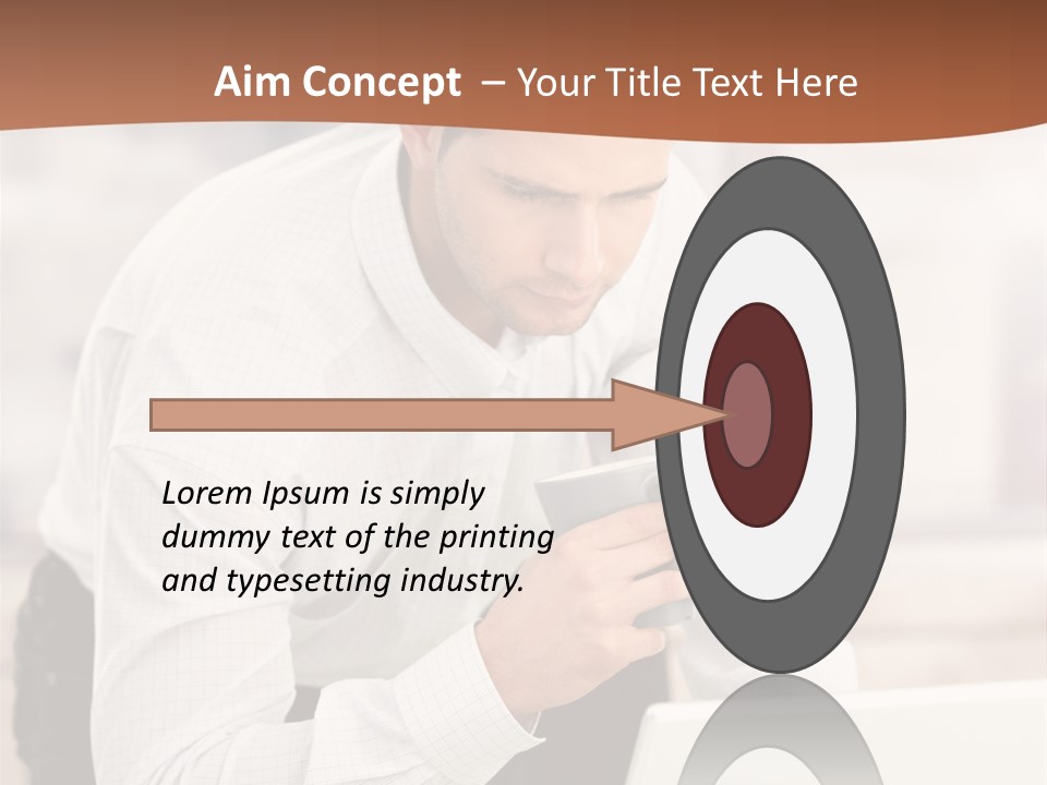 Tea Organizer Worker PowerPoint Template