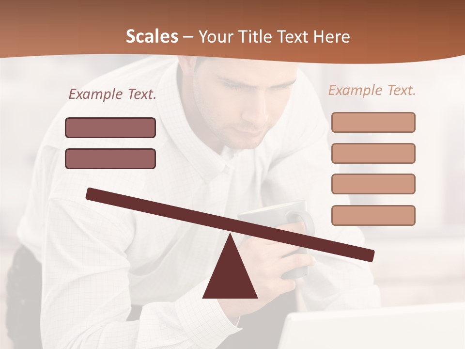 Tea Organizer Worker PowerPoint Template