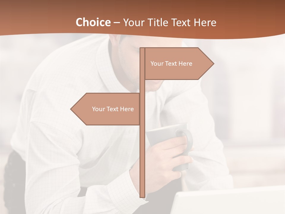Tea Organizer Worker PowerPoint Template